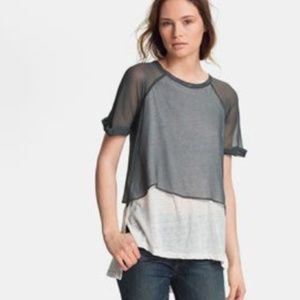 Elizabeth and James Two Tiered top in Medium